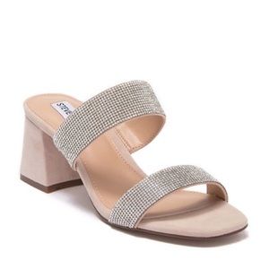 NIB Steve Madden Rhinestone Strappy Block Heel (7)